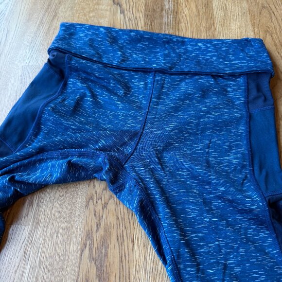 Kyodan Blue Space Dye Leggings Cropped Size XS - Picture 8 of 12